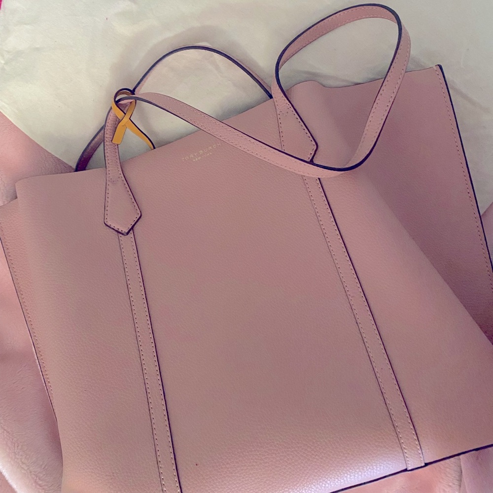 TORY PURCH pastel pink Perry tote